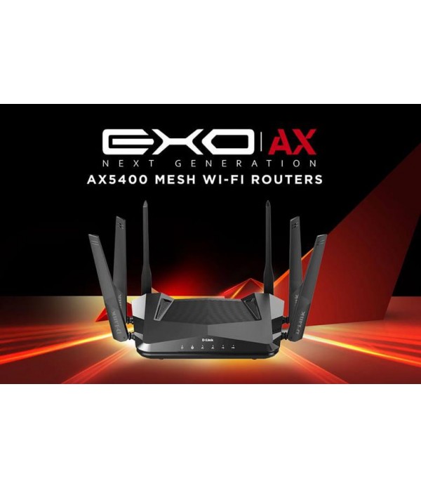 Router wireless D-Link AX5400 Wi‑Fi 6, DIR‑X5460, MU-MIMO, 6 antene Wi-Fi 